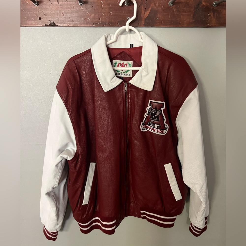 Alabama Crimson Tide Leather Jacket